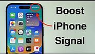 (2023) How to Boost iPhone Signal (Service)!