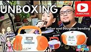 UNBOXING TOSHIBA PORTABLE CD PLAYER / USB / RADIO | FATHER AND DAUGHTER BONDING