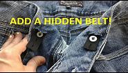 KEEP YOUR PANTS UP! - Hidden Stretch Belt