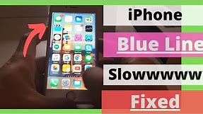 How to Fix Unresponsive iPhone Screen with Blue Lines ( Slow Touch Sensitivity Problem Fixed )