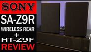 Sony HT-Z9F + SA-Z9R Wireless Rear Speakers Atmos Soundbar Review