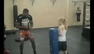 Alistair Overeem Leg Kick To A Young Girl