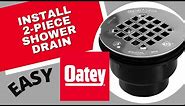Install Oatey 2 Piece Shower Drain #diy #how #howto