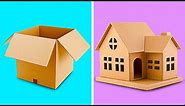 25 INCREDIBLE CARDBOARD CRAFTS TO MAKE AT HOME || Recycling Projects by 5-Minute Decor!
