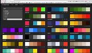 Création graphique (3) : Typographie et couleurs / Les palettes de couleur