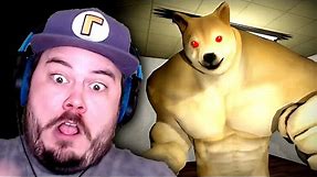 I GOT IN A FIGHT WITH BUFF DOGE... I LOST... | Buff Doge (Meme Horror Game)