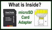 Micro SD Card Adapter || What is Inside microSD Card Adapter || Inside Micro SD Card Adapter