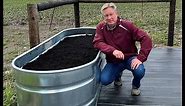 Using Cattle Troughs For Raised Garden Beds - Metal Stock Tank Garden