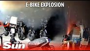 E-bike shop catches fire after lithiumIon battery explodes
