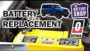 Jeep Wrangler (2014) OPTIMA - New Battery Install