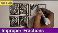 How to Draw an Improper Fraction | Teach Elementary Math