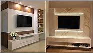 100 Modern Living Room TV Cabinet Design 2024 TV Wall Units | Home Interior Wall Decorating Ideas P7