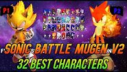 [RELEASE] Sonic Battle JUS Mugen V2 (Screenpack)