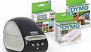 DYMO LabelWriter 550 Label Printer Bundle, Label Maker with Direct Thermal Printing, Automatic Label Recognition, Includes 1 Roll Each: Address Labels, Durable Multipurpose Labels