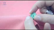 Learn How To Hand Sew a Flat Button