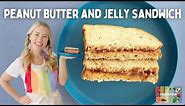 How To Make A Peanut Butter And Jelly Sandwich! Educational Cooking Show For Kids-Preschool Learning