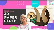 How to Cut and Assemble the Sloth Free SVG for Cricut