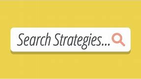 Basic Search Strategies