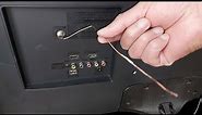 Insert a piece of copper wire into your TV and tune in to channels anywhere in the world - antenna