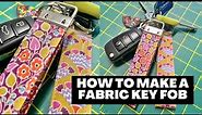 HOW TO MAKE A FABRIC KEY FOB - Beginners Tutorial