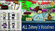 All Johnny Voicelines (Baldi's Basics Plus)