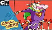 Cow and Chicken | Super Cow Saves the Day | Cartoon Network