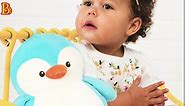 B. toys- B. softies- Plush Squishy Penguin- Stuffed Animal – Soft & Squishy Blue Penguin – Washable Toy for Baby, Toddler, Kids- Huggable Squishies- Poppy Penguin 0 Months +
