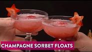 Champagne Sorbet Floats I Food.com