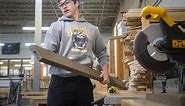 Students build picnic table from recycled lumber