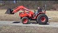 KUBOTA L3650 4X4 TRACTOR WITH LOADER....40 HP