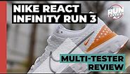 Nike React Infinity Run Flyknit 3 Multi-Tester Review: A solid shoe with minimal updates