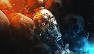 Terminator Skull The Terminator Live Wallpaper - MoeWalls