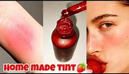 lip and cheek Tint- Homemade tint with simple 3 ingredients- BEST!!! |Beauty vibes by hamna|