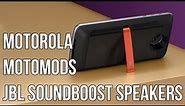 Motorola MotoMods JBL SoundBoost speakers: Loud and clear