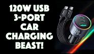 Joyroom 120W 3-Port USB Fast Car Charger -- REVIEW