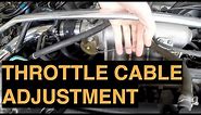 Throttle Cable Adjustment - Project Integra