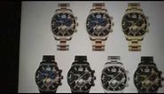 GENEVA New Fashion Watches Men Stainless Steel Top Brand Luxury Sports Chronograph Quartz Watch Men