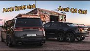 2022 Audi Q8 6x6 and 2022 Audi RS99 6x6 in one place