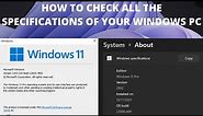 Check Full Operating System Information in Windows PC | Which Version of Windows 11 am I Running?