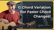 G Chord Trick for Faster Changes :) | Guitar for Beginners