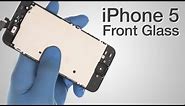 Front Glass LCD Screen Assembly Repair - iPhone 5 How to Tutorial