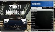 GTA 5 2TAKE1 Mod menu (Great money Option INCLUDED!)