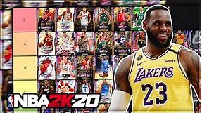 THE FINAL RANKING THE BEST PLAYERS IN NBA 2K20 MyTEAM!! (TIER LIST)