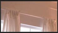 How to install a curtain rod
