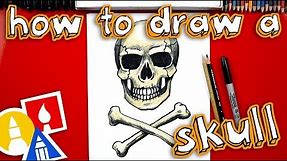 How To Draw A Realistic Skull And Crossbones