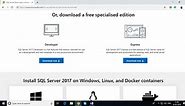 How to Download and Install SQL Server on Windows for Free?