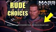 PLAYING "MASS EFFECT"...BUT ALL BAD CHOICES! ( PART 1)
