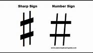 Sharps (Sharp Notes) and Sign - Accidentals - Music Theory