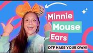 Minnie Mouse Ears DIY Tutorial | Will It DTF?
