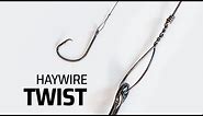 How To Rig Wire Leader - The EASIEST Haywire Twist Tutorial REELREPORTS